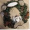 Wreath - Santa with plaque